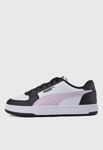 Tenis Lifestyle Blanco-Negro-Rosa PUMA Caven 2.0