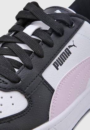 Tenis Lifestyle Blanco-Negro-Rosa PUMA Caven 2.0
