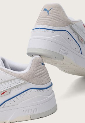 Tenis Lifestyle Blanco-Marfil-Rojo Puma Slipstream Bball