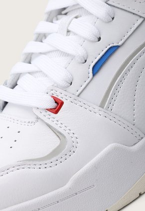 Tenis Lifestyle Blanco-Marfil-Rojo Puma Slipstream Bball