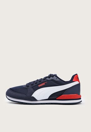 Tenis Lifestyle Azul Navy-Blanco-Rojo Puma ST Runner v3