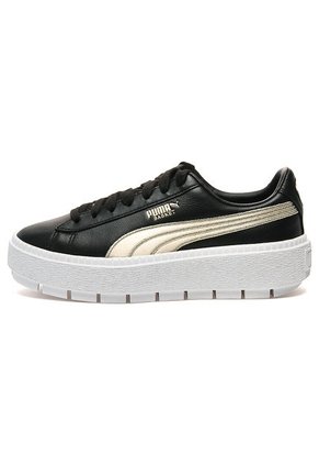 Tenis Negro-Dorado Puma Platform Trace Varsity Wns