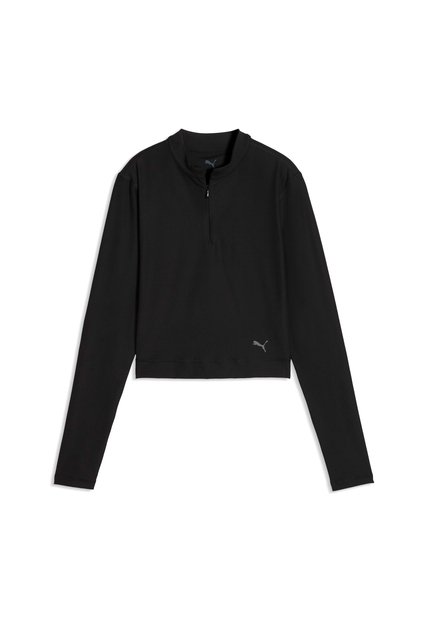 Hoodie Puma Original Cloudspun Zip Ls Negro Para Mujer