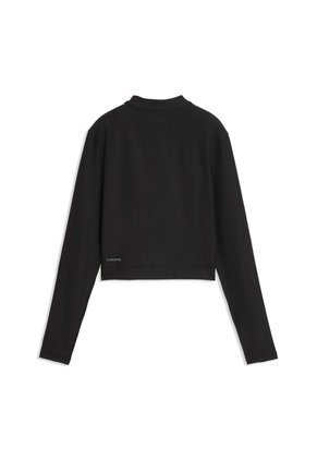 Hoodie Puma Original Cloudspun Zip Ls Negro Para Mujer