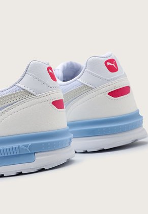 Tenis Lifestyle Blanco-Celeste-Magenta Puma Graviton