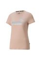 Camiseta Puma Essential Metallic Mujer-Rosa de Puma