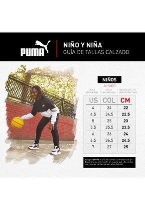 Tenis Puma Para Niño Carina 20 Jr Blanco