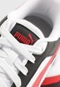 Tenis Lifestyle Blanco-Rojo-Negro Puma Rebound v6 Low de Puma
