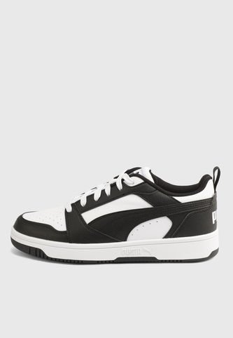 Tenis Lifestyle Blanco-Negro PUMA Rebound V6 Low Puma