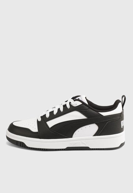 Tenis Lifestyle Blanco-Negro PUMA Rebound V6 Low
