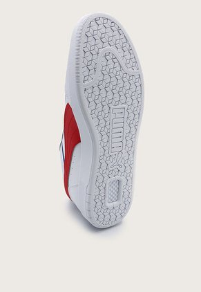 Tenis Lifestyle Blanco-Rojo-Azul Puma Court Ultra