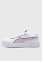 Tenis Lifestyle Blanco-Rosa-Violeta PUMA Carina 2.0 Lux de Puma