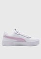 Tenis Lifestyle Blanco-Rosa-Violeta PUMA Carina 2.0 Lux de Puma
