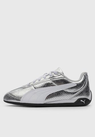 Tenis PUMA Replicatch Metallic Plateado Puma