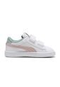 Tenis Deportivos Puma Original Smash 3 Girly V Blanco Niños de Puma