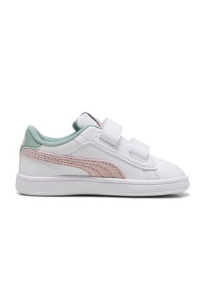 Tenis Deportivos Puma Original Smash 3 Girly V Blanco Niños