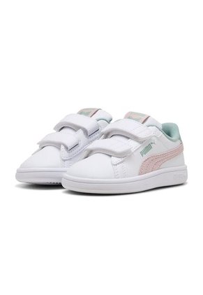 Tenis Deportivos Puma Original Smash 3 Girly V Blanco Niños