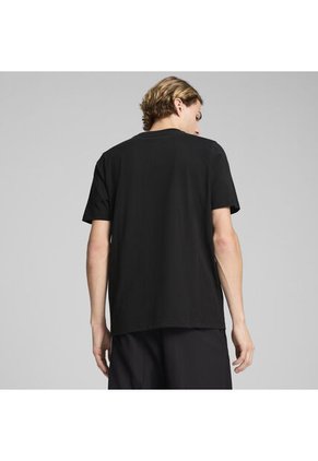 Tshirt Puma Original Ess No. 1 Logo V-Neck Negro Para Hombre