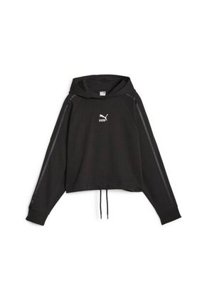 Buso Con Capucha Puma Original T7 Hoodie W Negro Para Mujer
