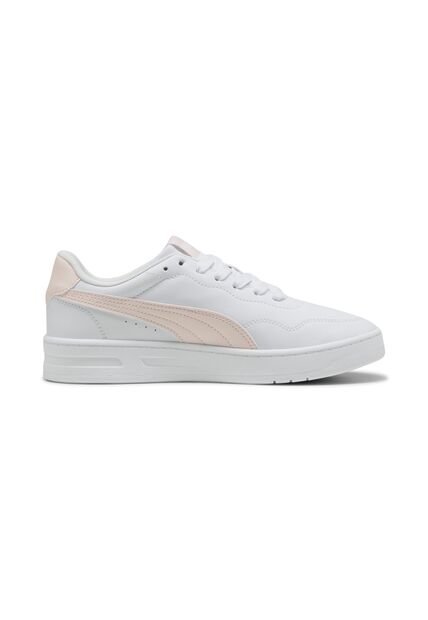 Tenis Puma Original Court Lally Blanco Con Rosa Mujer