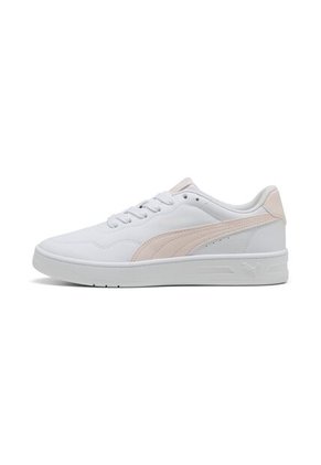 Tenis Puma Original Court Lally Blanco Con Rosa Mujer