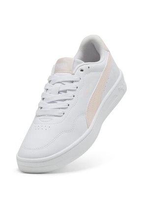 Tenis Puma Original Court Lally Blanco Con Rosa Mujer
