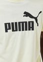 Camiseta Amarillo-Negro Puma ESS+2 Col Logo de Puma