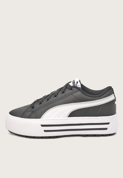 Tenis Lifestyle Negro-Blanco-Gris PUMA Kaia 2.0
