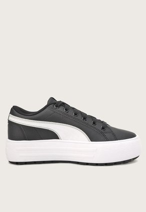 Tenis Lifestyle Negro-Blanco-Gris PUMA Kaia 2.0