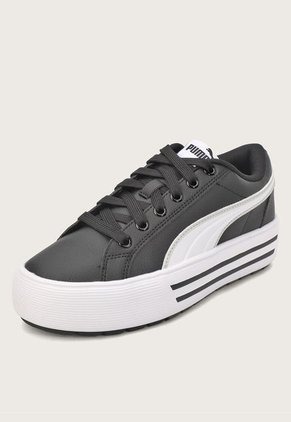 Tenis Lifestyle Negro-Blanco-Gris PUMA Kaia 2.0