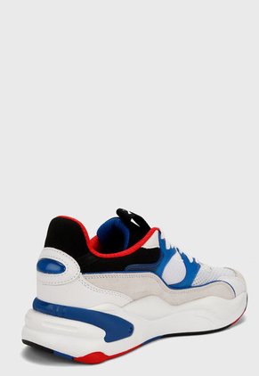 Tenis Lifestyle Blanco-Azul-Negro-Rojo Puma RS-2K Internet Exploring