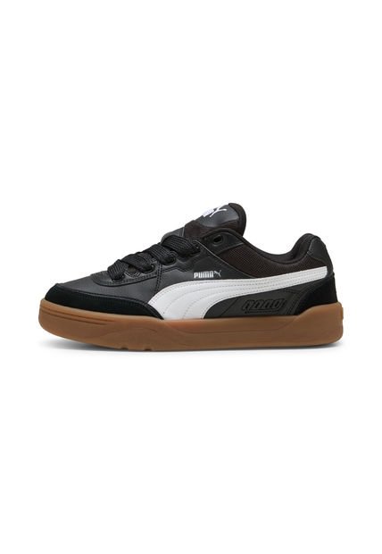 Tenis Deportivos Marca Puma Park Original Negro Hombre