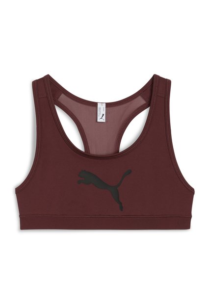 Top Puma Original 4 Keeps Training Bra - Mid Rojo Para Mujer