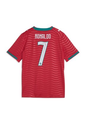 Camiseta Deportiva Puma Original Fpf Home Ronaldo Rojo Niños