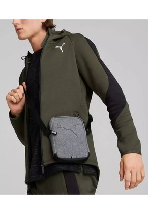 Bolsos Cruzados Puma Original Buzz Portable Gris Para Hombre