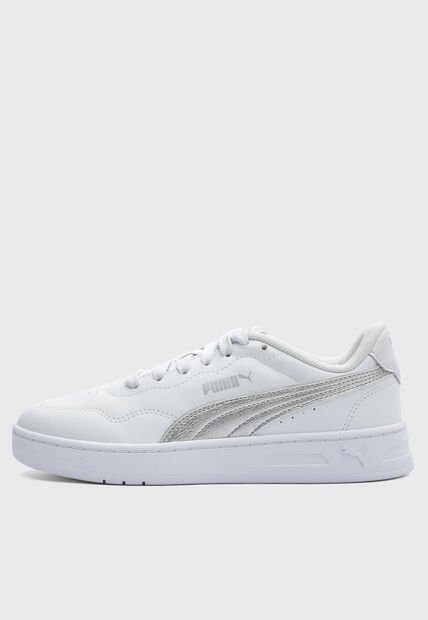 Tenis PUMA Court Lally Metallic Blanco
