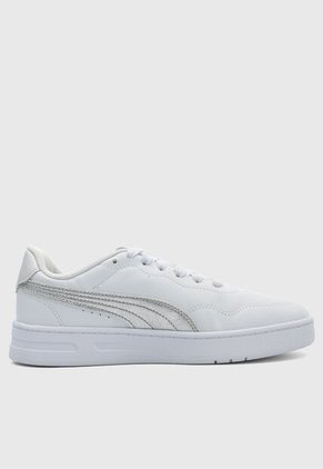 Tenis PUMA Court Lally Metallic Blanco