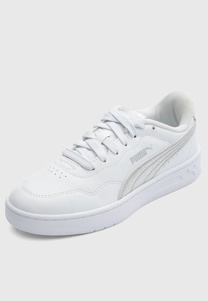 Tenis PUMA Court Lally Metallic Blanco