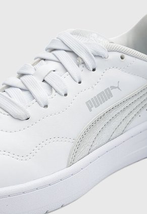 Tenis PUMA Court Lally Metallic Blanco