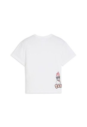 Camisa Deportiva Puma Original Hello Kitty Blanco Para Niños