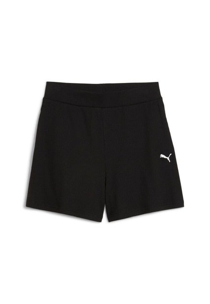 Pantaloneta Deportiva Puma Ess Elevated Original Negro Mujer