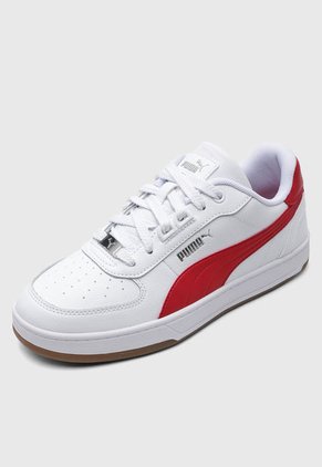 Tenis Lifestyle Blanco-Rojo PUMA Caven 2.0 Lux