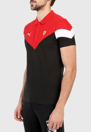 Polo Negro-Rojo- Puma Scuderia Ferrari Race