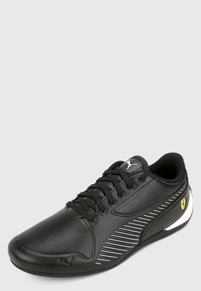 Tenis Lifestyle Negro-Blanco Puma Scuderia Ferrari Drift Cat 7S