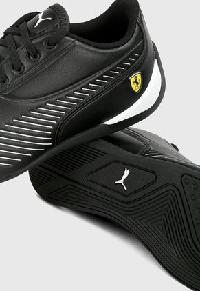 Tenis Lifestyle Negro-Blanco Puma Scuderia Ferrari Drift Cat 7S