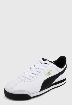 Tenis Lifestyle Blanco-Negro Puma Roma Basic