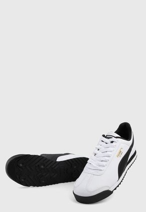 Tenis Lifestyle Blanco-Negro Puma Roma Basic