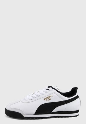 Tenis Lifestyle Blanco-Negro Puma Roma Basic