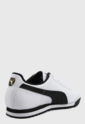 Tenis Lifestyle Blanco-Negro Puma Roma Basic