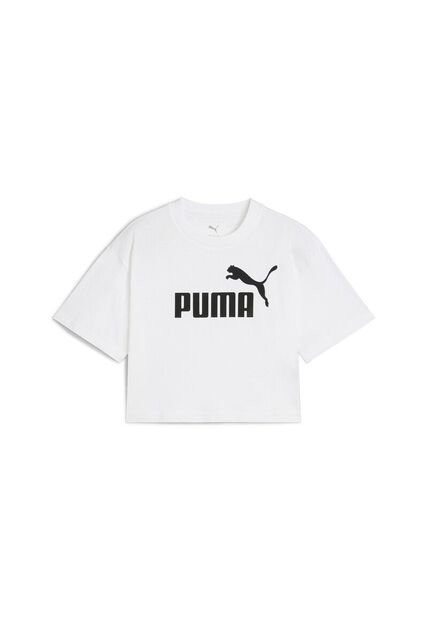 Camisa Deportiva Puma Original Ess Short Length Blanco Niños